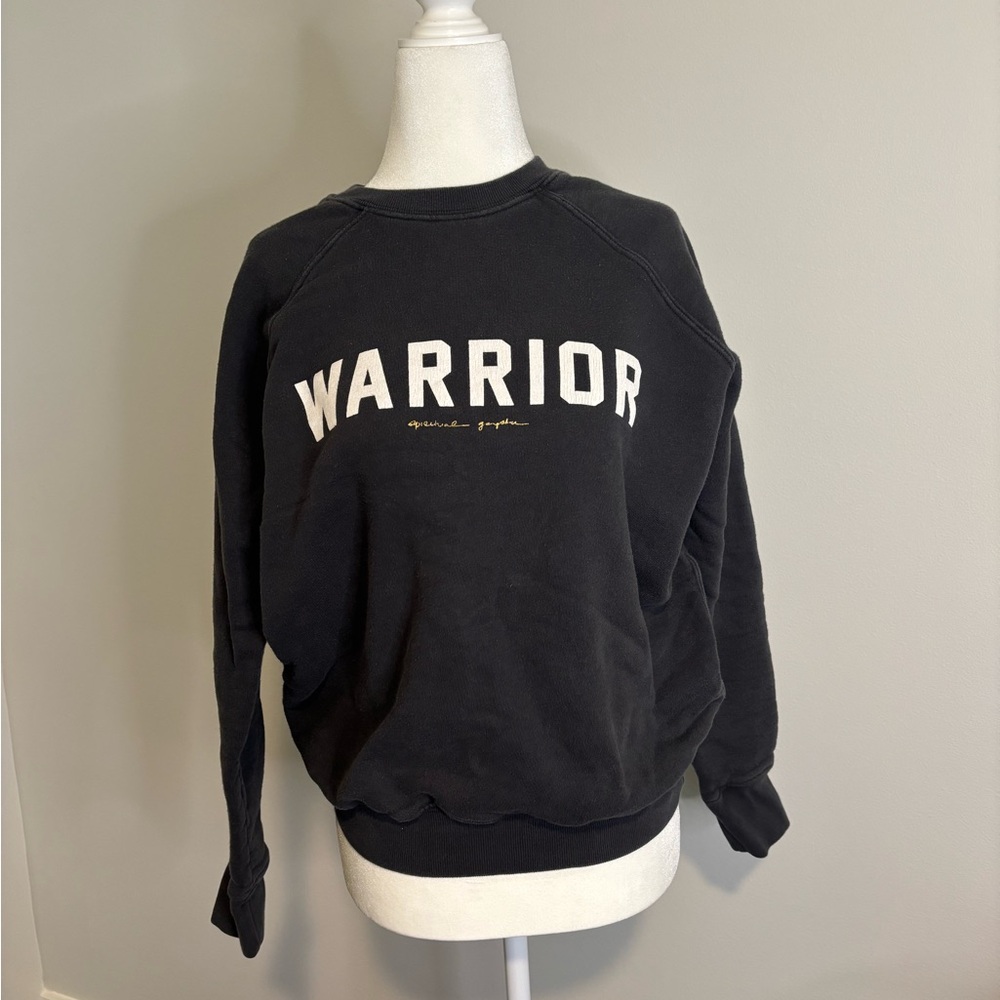 Spiritual Gangster Charcoal Warrior Crew Neck Sweatshirt